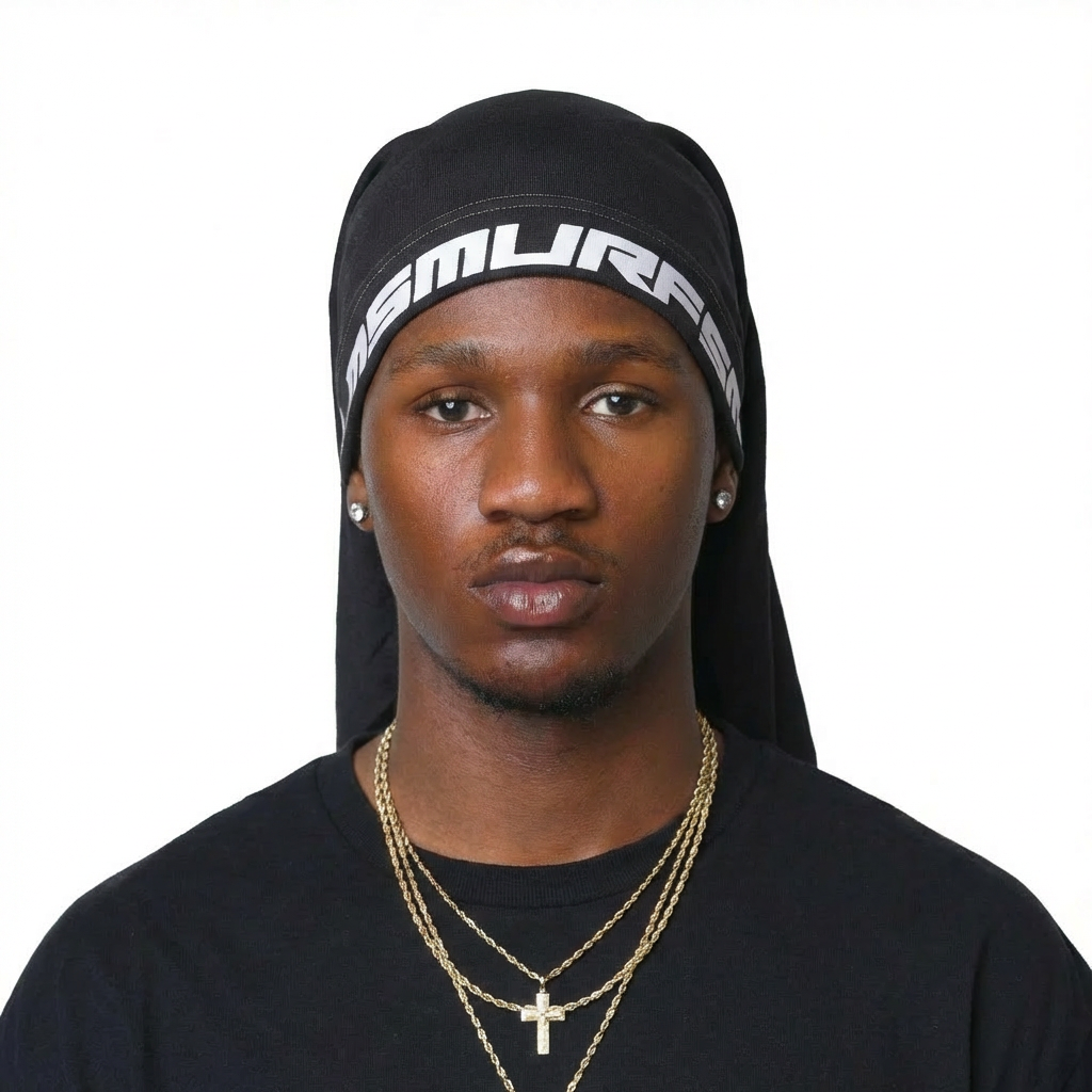 Black Long Smurfcap "18"