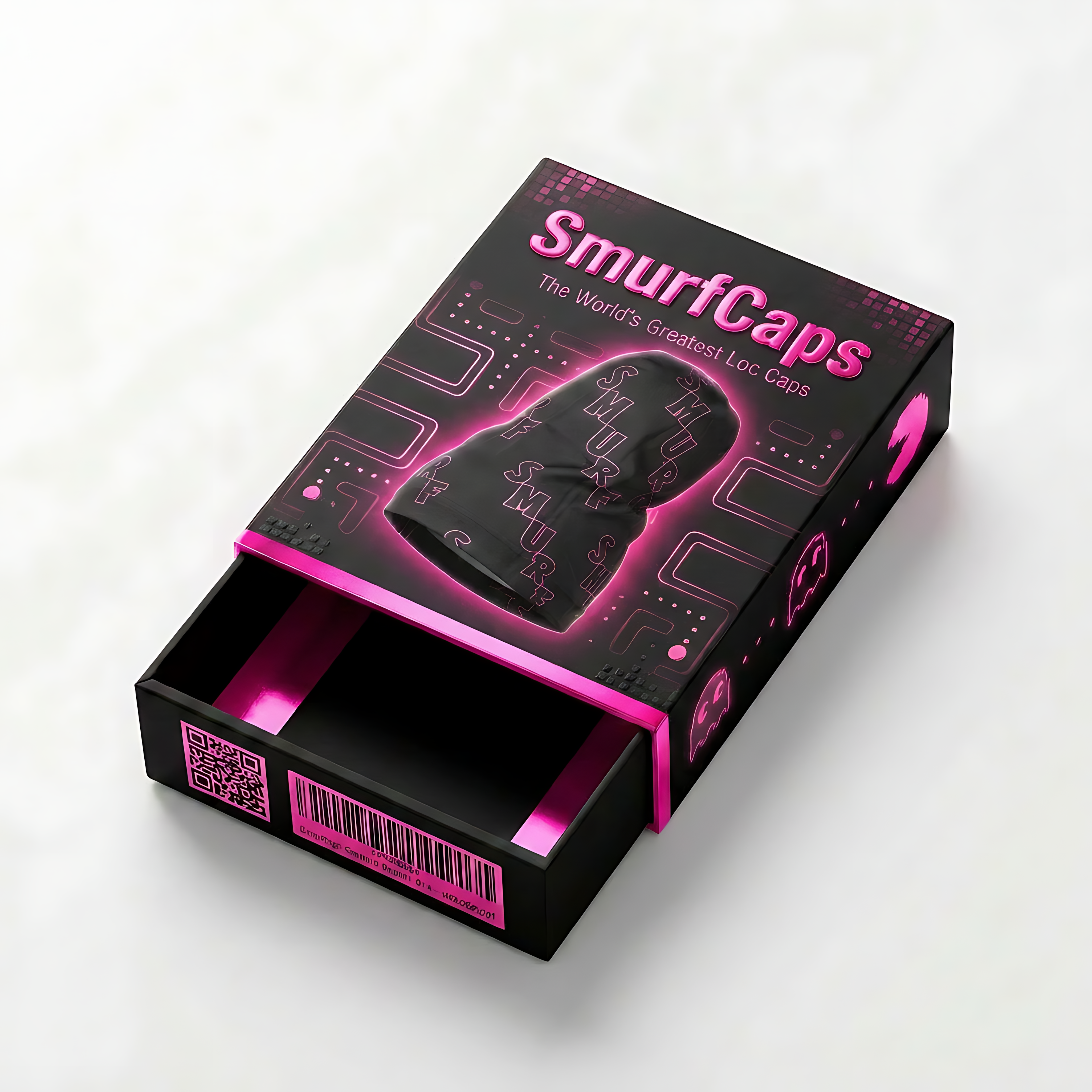 Pink Pac-man Smurfcap (LIMITED EDITION)