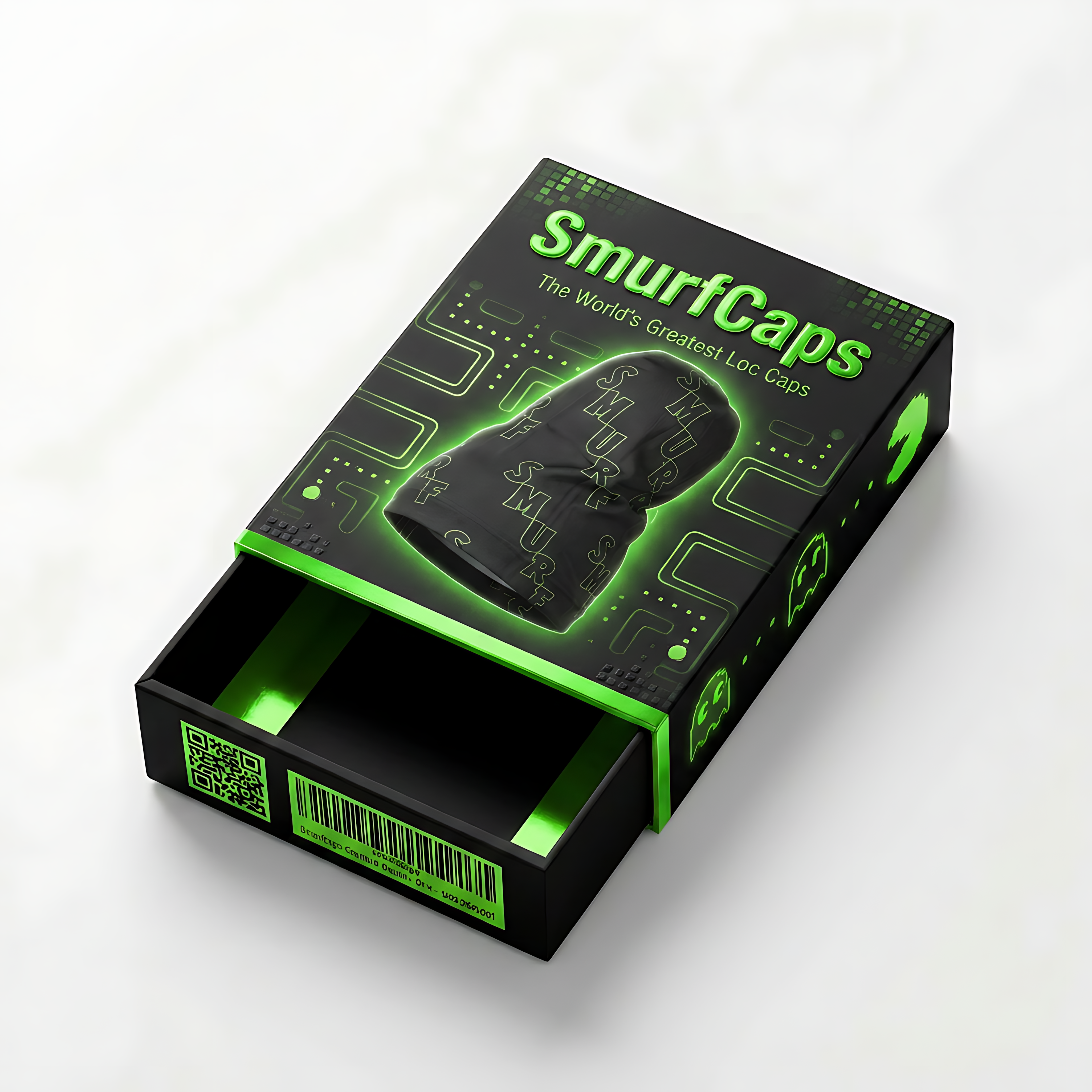 Green Pac-man Smurfcap (LIMITED EDITION)