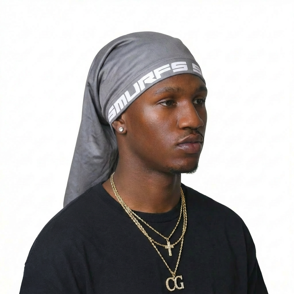 Grey Long Smurfcap "18"