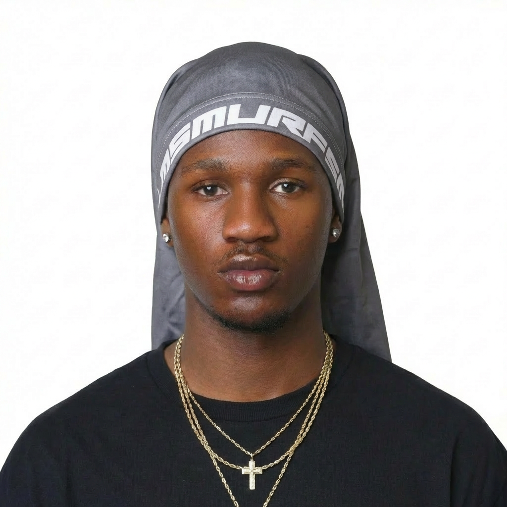 Grey Long Smurfcap "18"