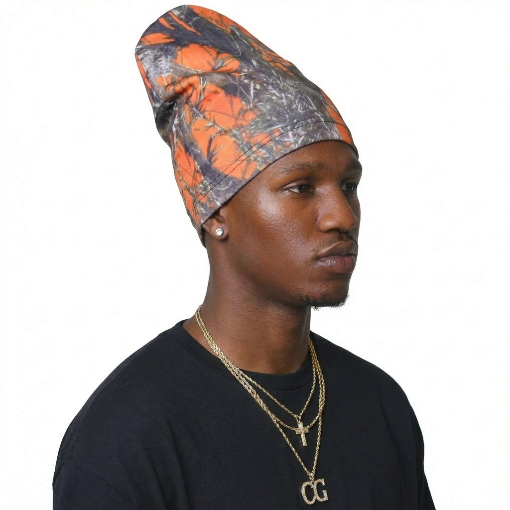 Orange Camouflage Smurfcap