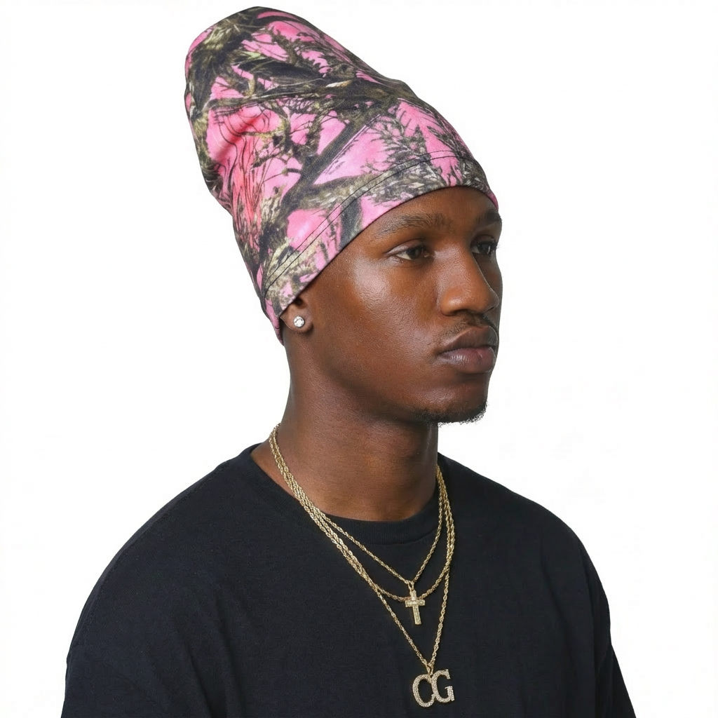 Pink Camouflage Smurfcap